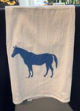 Tea Towel - Blue Horse
