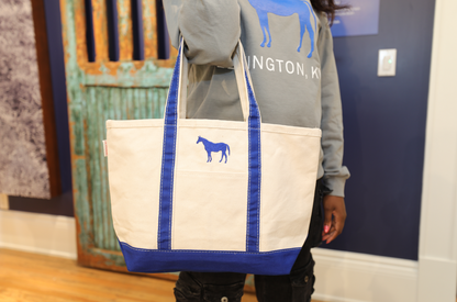 The Blue Horse Tote Bag